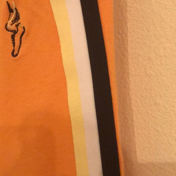 Orange with side stripe jogging suit - Picture 3 of 7